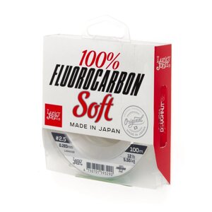 Флюорокарбон Lucky John Fluorocarbon Soft (100 м; 0.283 мм)