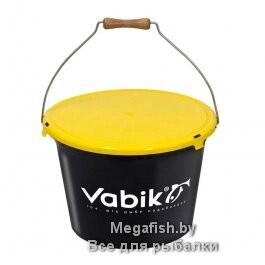 Ведро для прикормки Vabik Pro Black (18 л)
