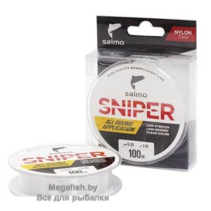 Леска Salmo Sniper Clear (100 м; 0.25 мм)