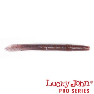 Силиконовая приманка Lucky John Pro Series Wacky Worm Fat 14.50 (14.5см,8гр, упаковка 6 шт) цвет S19
