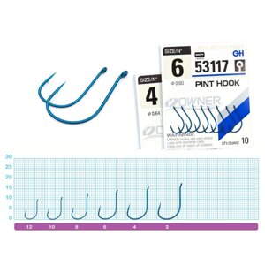 Одинарный крючок OWNER PINT HOOK №6 (10шт)