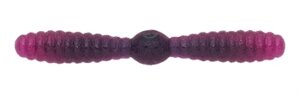 Червь силиконовый MEGABASS CATS KILL WORM 1,5", 10 шт в уп., цвет: Purple Grape Core