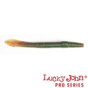 Силиконовая приманка Lucky John Pro Series Wacky Worm Fat 14.50 (14.5см,8гр, упаковка 6 шт) цвет 085