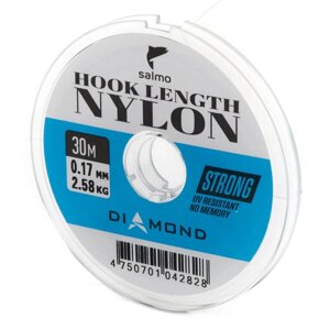 Леска монофильная Salmo Diamond HOOK LENGTH NYLON 30м 0.17 мм