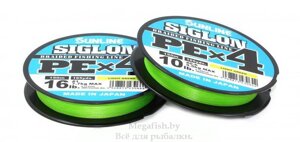 Плетеный шнур Sunline Siglon PE X4 150m (25lb/11.0kg) light green 1.5