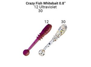 Приманка Crazy Fish Whitebait 0.8” (2 см; 0.10 гр; 20 шт.) 12/30