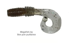 Приманка Megabass Rocky Fry Curly Tail 1.5" (0.57 гр; 3.8 см; 5 шт.) smoke silver glliter