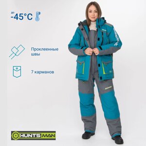 Костюм Huntsman Siberia Lady -35°C Серый/Голубой 44-46/170-176