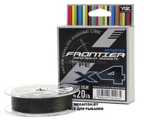 Шнур YGK Frontier X4 PE (100 м; #2; black)