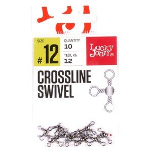 Вертлюги трехсторониие Lucky John Pro Series CROSSLINE SWIVEL 012