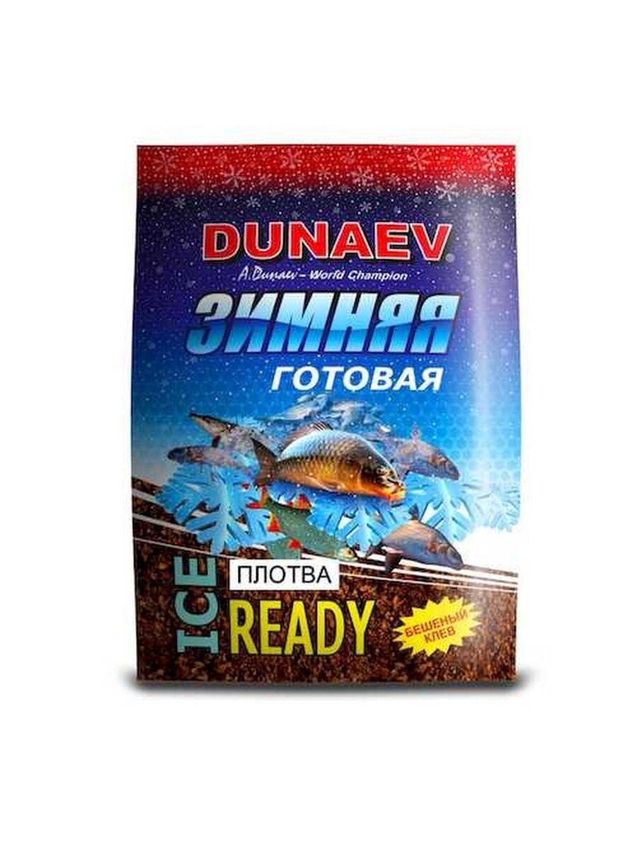Прикормка Dunaev Ice Ready (0.75 кг; Плотва) от компании Megafish - фото 1
