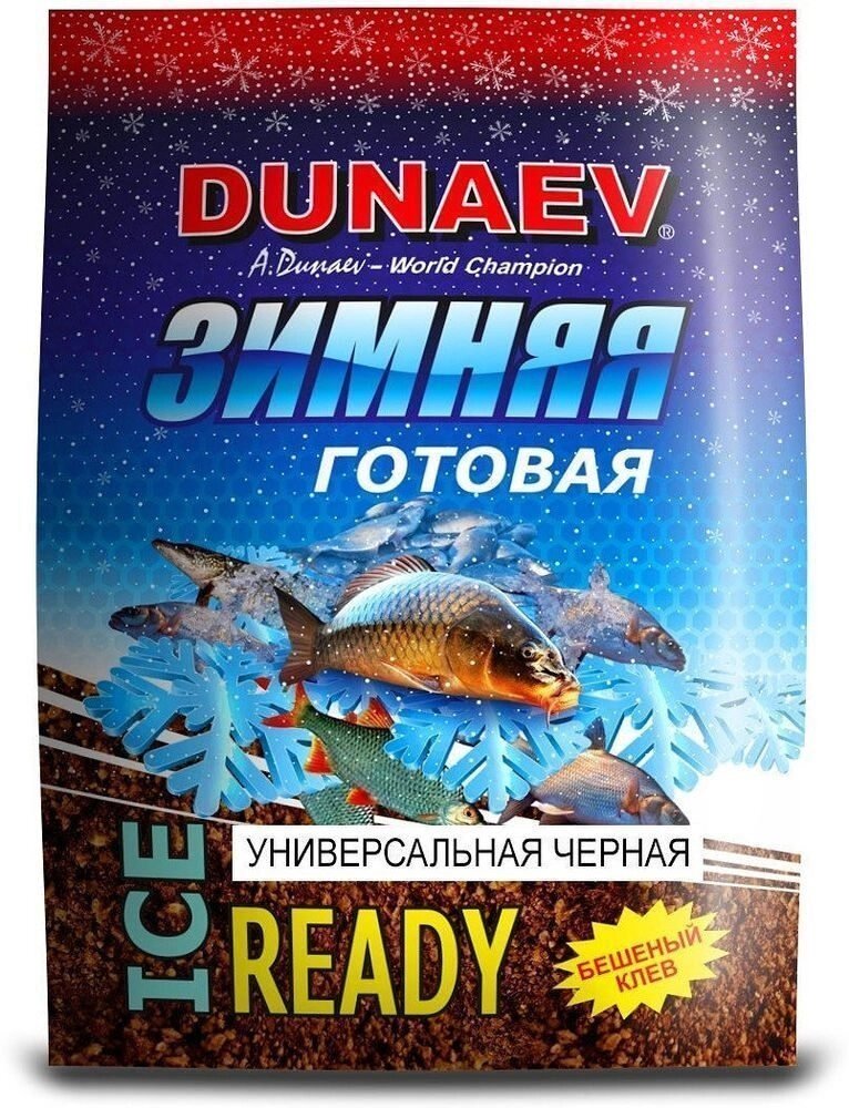 Прикормка Dunaev Ice Ready (0.75 кг; Универсальная) от компании Megafish - фото 1