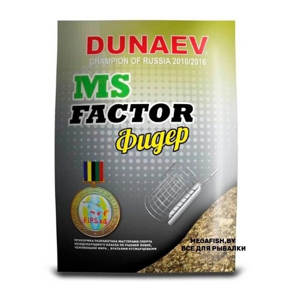 Прикормка Dunaev MS Factor (1 кг; Фидер) от компании Megafish - фото 1