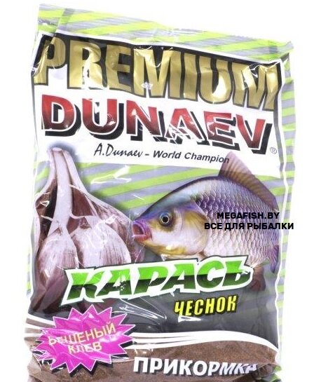 Прикормка Dunaev Premium (1 кг; Карась чеснок) от компании Megafish - фото 1