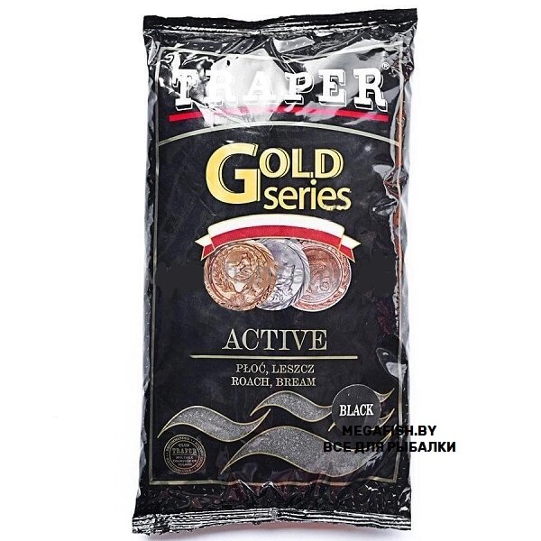 Прикормка Traper Gold (1 кг; Active Black) от компании Megafish - фото 1