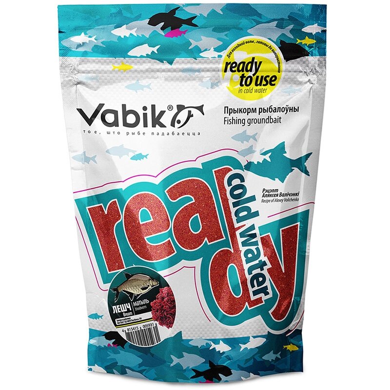 Прикормка Vabik Ready Cold Water (0.75 кг; Лещ Мотыль) от компании Megafish - фото 1
