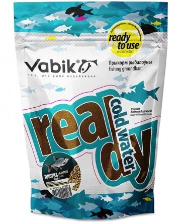 Прикормка Vabik Ready Cold Water (0.75 кг; Плотва Конопля) от компании Megafish - фото 1