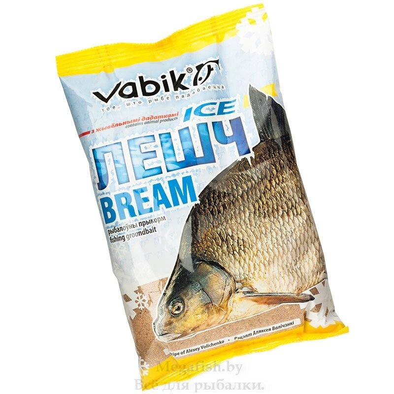 Прикормка зимняя Vabik ICE Bream (желто-коричневая) Лещ холодная вода 0.75 кг от компании Megafish - фото 1