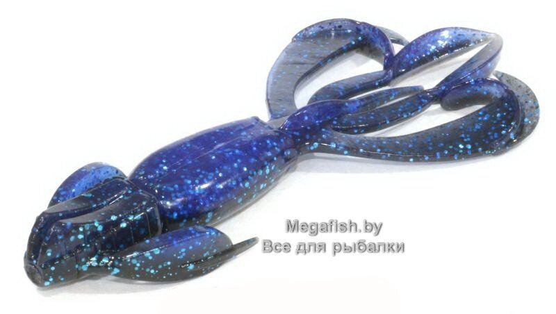 Приманка Crazy Flapper 3.6" Black Blue от компании Megafish - фото 1