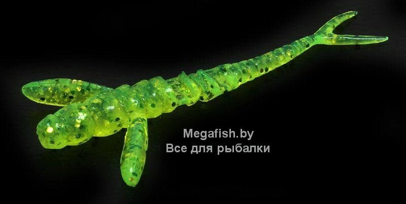 Приманка FishUp Flit 1.5" (0.33 гр; 3.8 см; 10 шт.) 026 Flo Chartreuse/Green от компании Megafish - фото 1