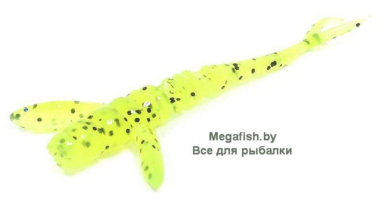 Приманка FishUp Flit 1.5" (0.33 гр; 3.8 см; 10 шт.) 055 Chartreuse/Black от компании Megafish - фото 1