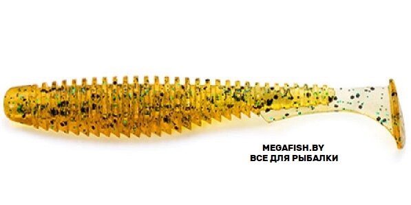 Приманка FishUp U-Shad 3.5" (8.9 см; 9 шт.) 036 caramel/green&black от компании Megafish - фото 1