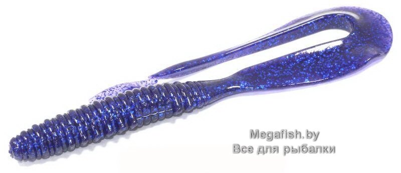 Приманка Keitech Mad Wag 7" (12.4 гр; 17.7 см; 6 шт.) Midnight Blue 308 от компании Megafish - фото 1