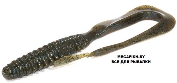 Приманка Keitech Mad Wag Mini 2.5" (6.3 см; 0.6 гр; 12 шт.) 207S Green Pupkin PP/Blue от компании Megafish - фото 1