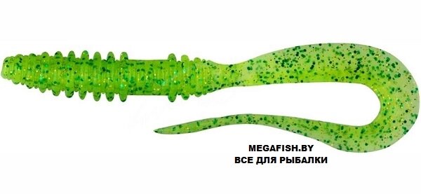 Приманка Keitech Mad Wag Slim 4.5'' (11.4 см; 2.9 гр; 9 шт.) 424S Lime Chartreuse от компании Megafish - фото 1