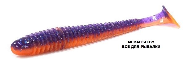 Приманка Keitech Swing Impact 4.0" (4.75 гр; 10.1 см; 8 шт.) PAL09 Violet Fire от компании Megafish - фото 1