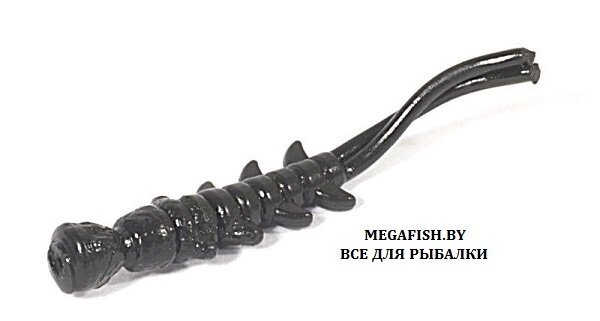 Приманка Kosadaka Двухвостка (черный; 65 шт.) от компании Megafish - фото 1