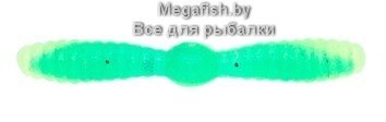 Приманка Megabass Cats kill worm 1.5" (0.66 гр; 6.4 см; 10 шт.) Angry Chartreuse от компании Megafish - фото 1