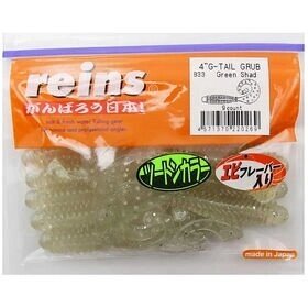 Приманка Reins FAT G-Tail Grub 3"2.7 гр; 7.6 см; 12 шт.) B33