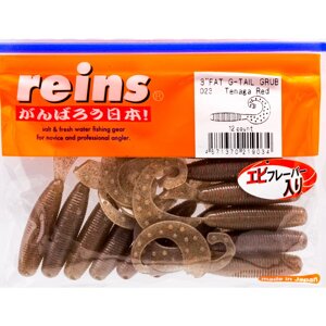 Приманка Reins FAT G-Tail Grub 4"5.25 гр; 10.1 см; 10 шт.) 023