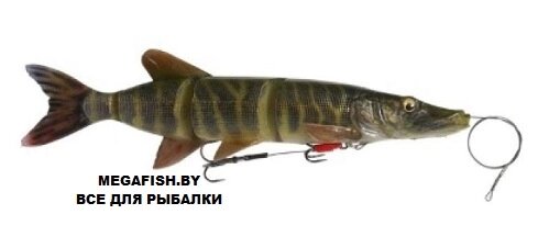 Приманка Savage Gear 4D Pike Line Thru 250 (105 гр; 25 см) Striped Pike от компании Megafish - фото 1