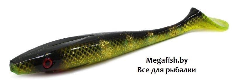 Приманка Strike Pro Pig Shad Jr. (50 гр; 20 см; 2 шт.) 132 Hot Spotted Bullhead от компании Megafish - фото 1