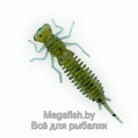 Силиконовая приманка Fanatik Larva 2 (5см, упаковка 8 шт) цвет 001 от компании Megafish - фото 1