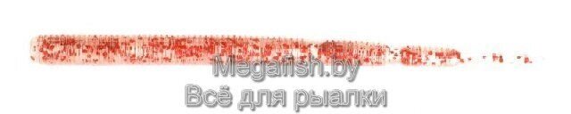 Силиконовая приманка Jackall MEBARU BUSHI LONG 3 (6,8 см, упаковка — 10 шт.) цвет CLEAR RED FLAKE от компании Megafish - фото 1