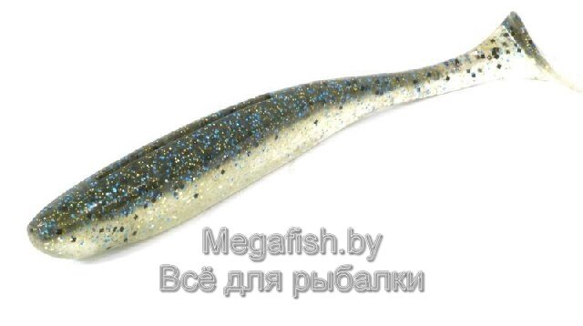 Силиконовая приманка Keitech Easy Shiner 3" (7.6см, 2.3гр, упаковка 10шт) 418 Bluegill Flash от компании Megafish - фото 1