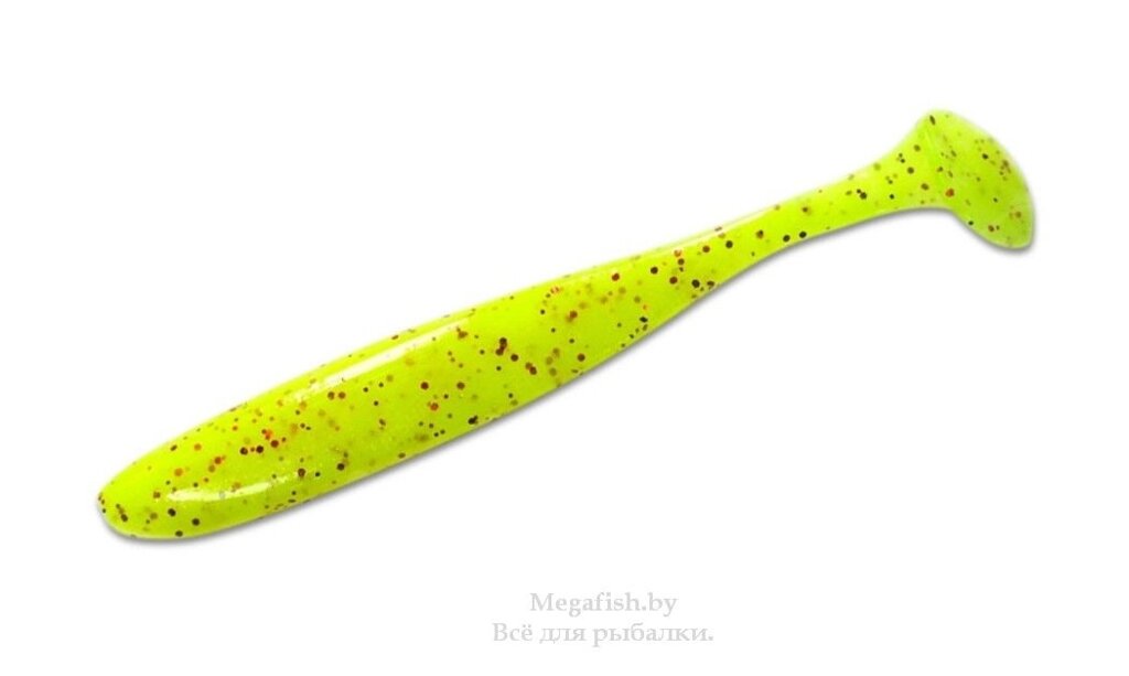 Силиконовая приманка Keitech Easy Shiner 3" (7.6см, 2.3гр, упаковка 10шт) Chartreuse Red Flake PAL01 от компании Megafish - фото 1