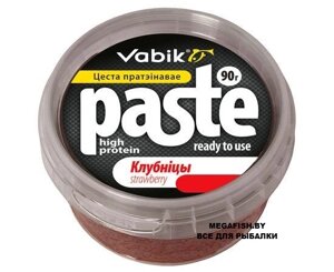 Тесто протеиновое Vabik Paste (90 гр; Клубника)