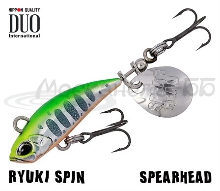 Тейл-спиннер DUO Ryuki Spin, 5,0 г, тонущий, цвет CCC4081 от компании Megafish - фото 1