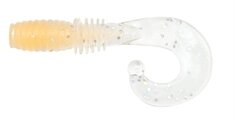 Твистер MEGABASS ROCKY FRY 1.5" P Curly Tail, 5 шт в уп., цвет: Peach Glow Core 14 от компании Megafish - фото 1