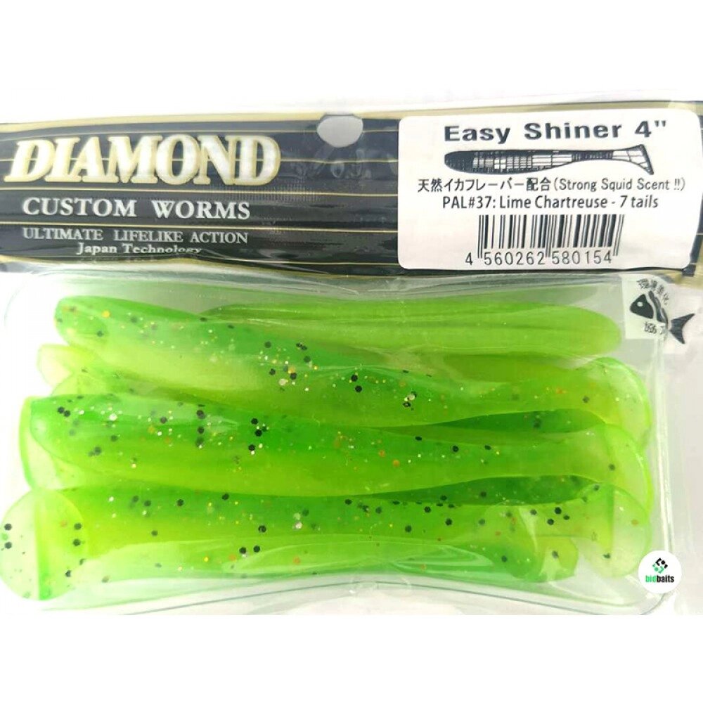 Виброхвост Diamond Easy Shiner 4.5" (11.5см, в упаковке 5шт) PAL37 от компании Megafish - фото 1