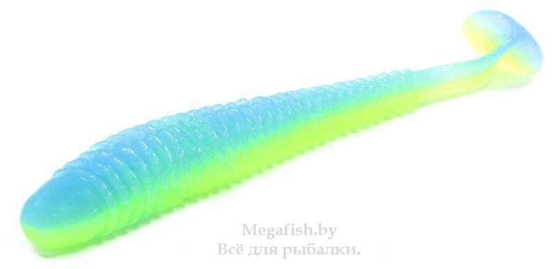 Виброхвост Keitech Swing Impact 4.0" (10см, 4.75гр, в упаковке 8шт) Ice Chartreuse PAL03 от компании Megafish - фото 1