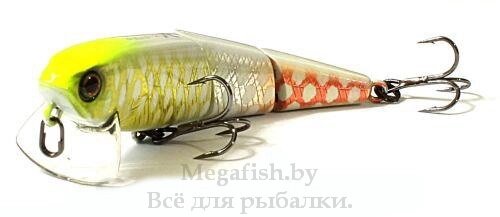 Воблер Jackall Hama-Ku-Ru R (7,8гр, 7,5см, 0-0,5м) floating albino chartreuse piraruku от компании Megafish - фото 1