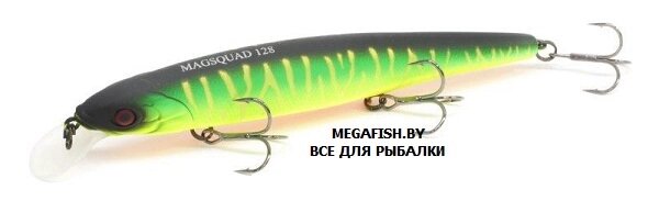 Воблер Jackall Mag Squad 115SP (16 гр; 11.5 см; 0.8-1.2 м) uv mat tiger от компании Megafish - фото 1