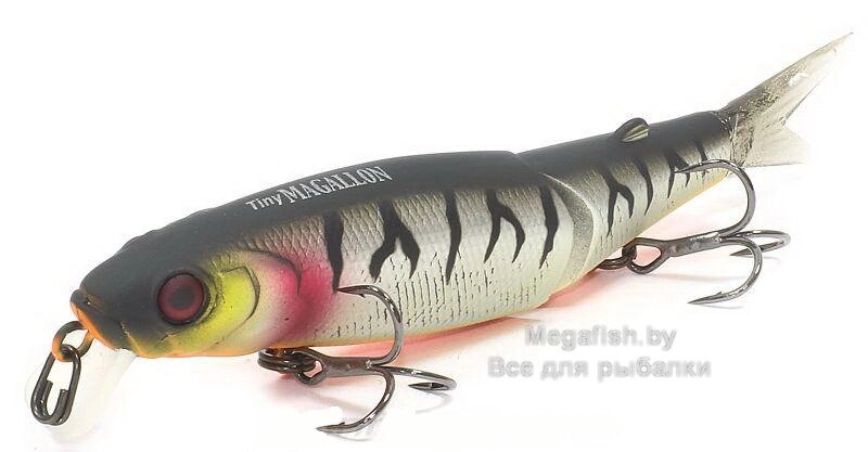 Воблер Jackall Tiny Magallon (8,8см, 7,2гр, 0,5-0,8) UV MAT SILVER TIGER от компании Megafish - фото 1