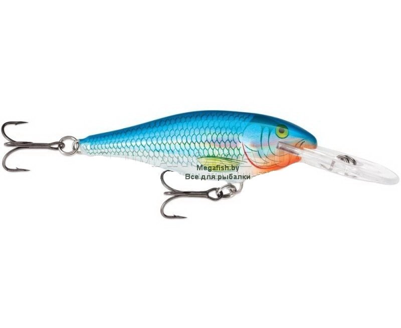 Воблер Rapala Shad Rap 04 (4 гр; 4 см; 1.2-2.1 м) HBSH от компании Megafish - фото 1