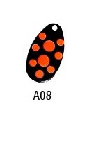 Вращающаяся блесна Akara Lite Series Coin 1 (3гр) цвет A08